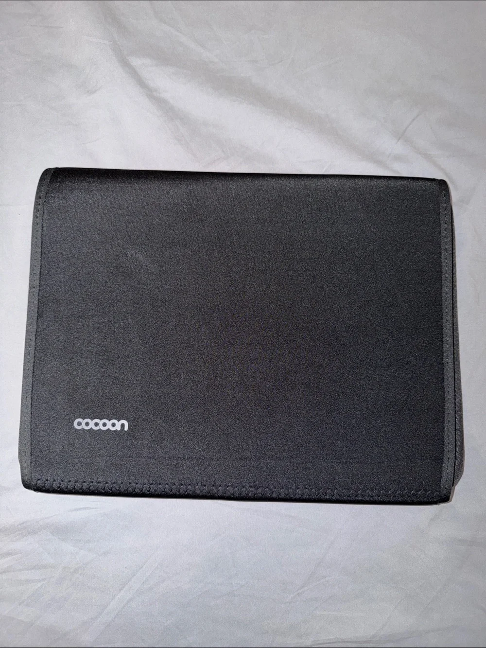 Black Tablet Sleeve Case with Elastic Straps